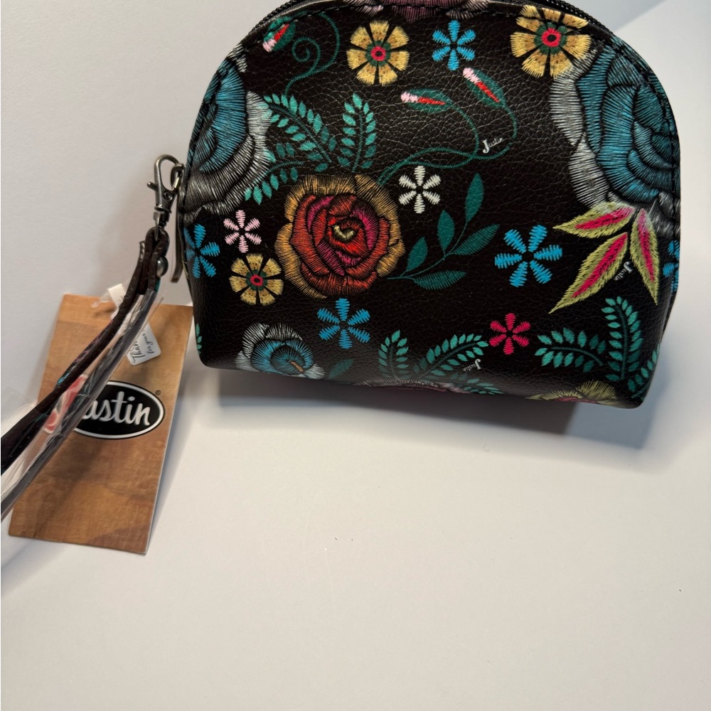 Justin floral bag NWT.